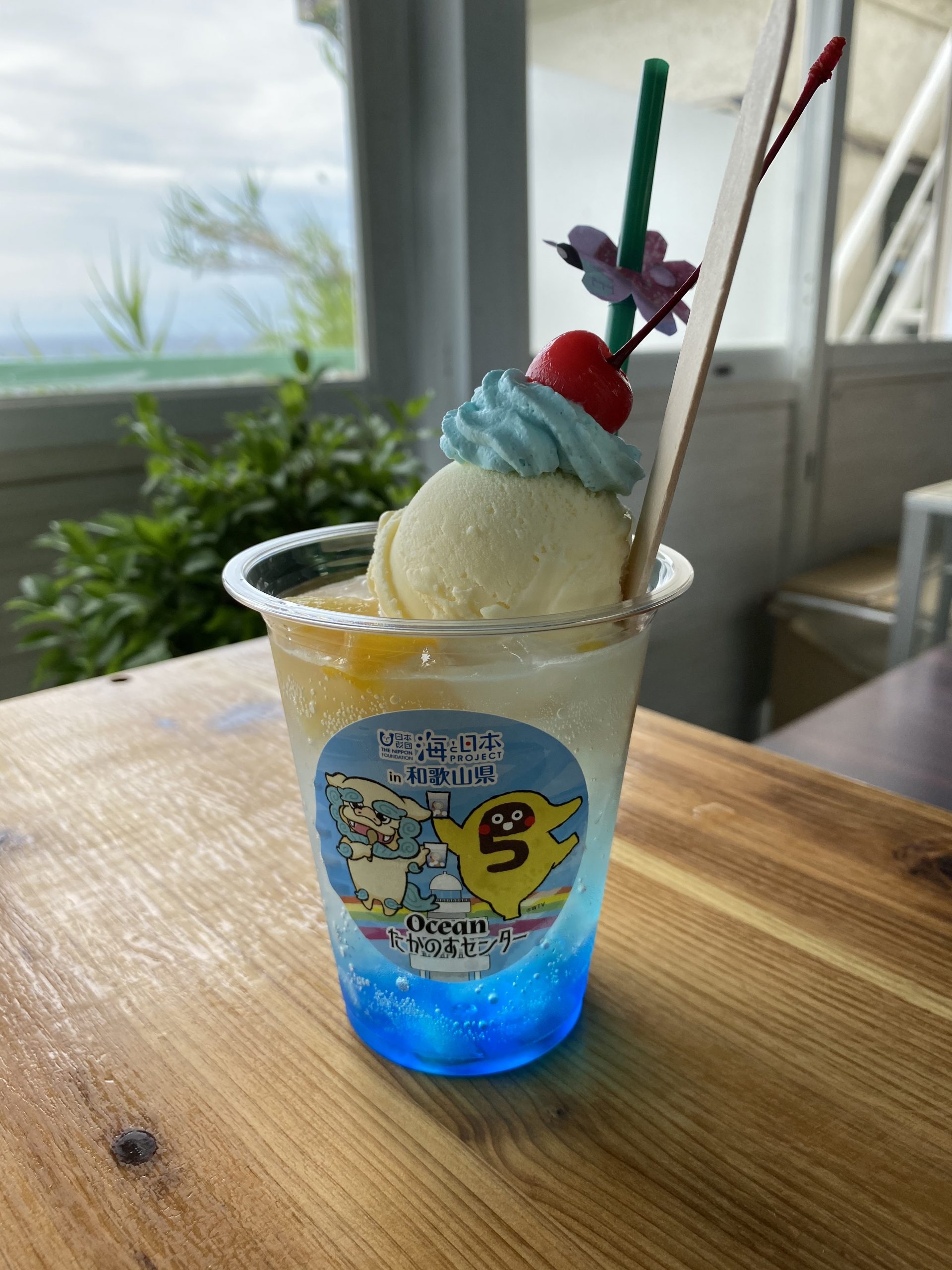 じんじゃのくまさん様 ライムグリーン 高崎市近郊の方手渡¥9000☆ 美しい海を未来に！「雑賀ブルーのクリームソーダ」で夏を満喫