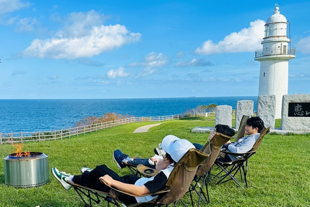 海と灯台の絶景空間でくつろぐ「灯台ホリデイ」を実施しました【北海道